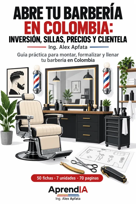 Portada: Abre tu Barbería en Colombia: Inversión, Sillas, Precios y Clientela