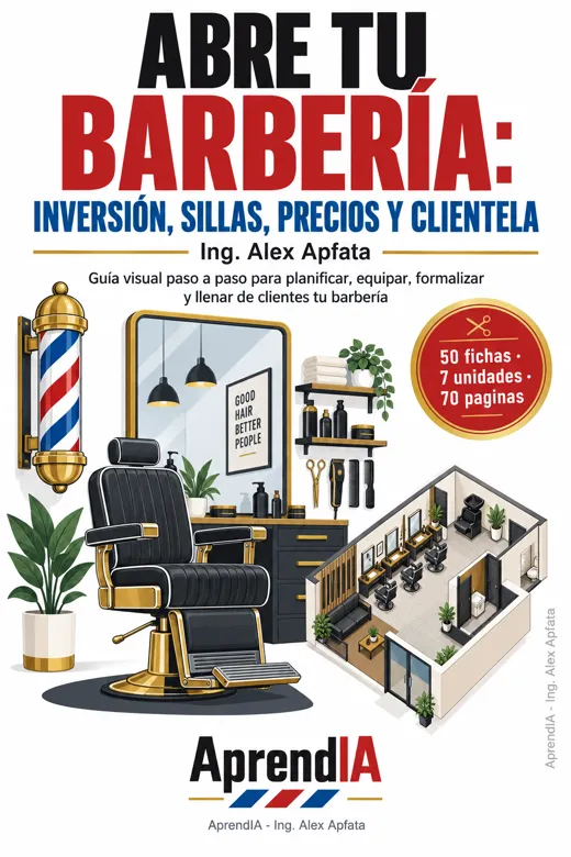 Portada: Abre tu Barbería: Inversión, Sillas, Precios y Clientela