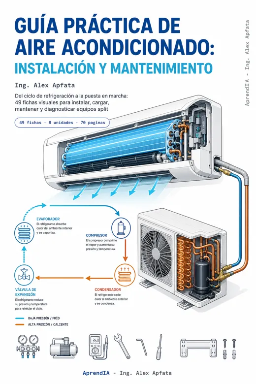 Portada de Guía Práctica de Aire Acondicionado: Instalación y Mantenimiento