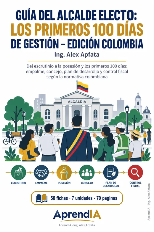 Portada: Guía del Alcalde Electo: los Primeros 100 Días de Gestión – Edición Colombia