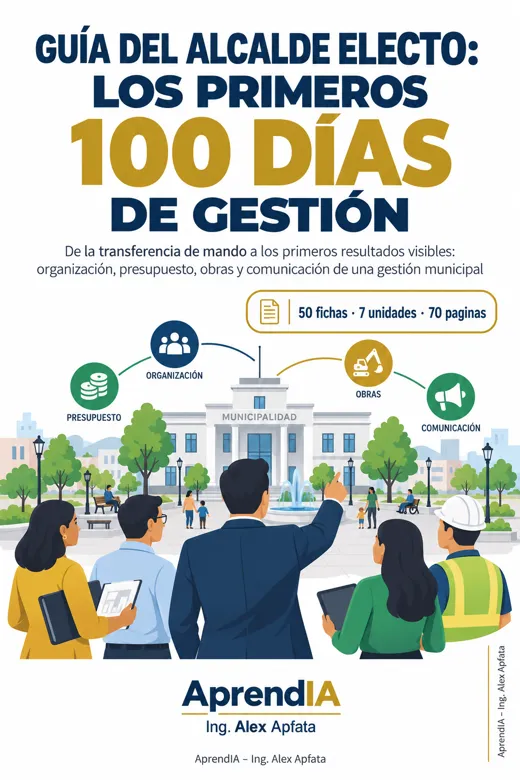 Portada: Guía del Alcalde Electo: los Primeros 100 Días de Gestión
