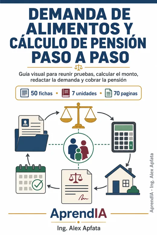 Portada de Demanda de Alimentos y Cálculo de Pensión Paso a Paso