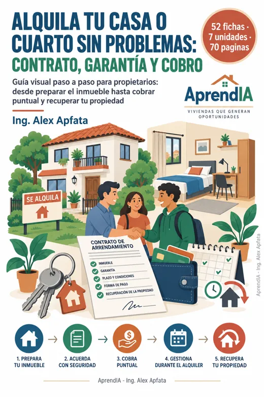 Portada: Alquila tu Casa o Cuarto sin Problemas: Contrato, Garantía y Cobro