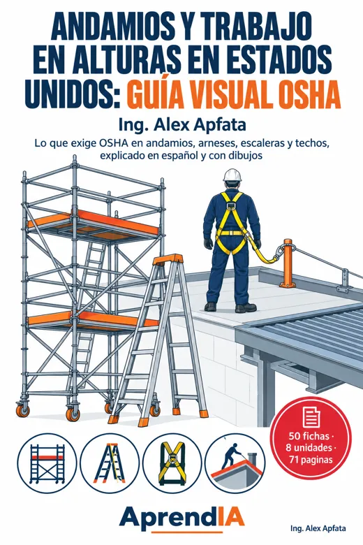 Portada: Andamios y Trabajo en Alturas en Estados Unidos: Guía Visual OSHA