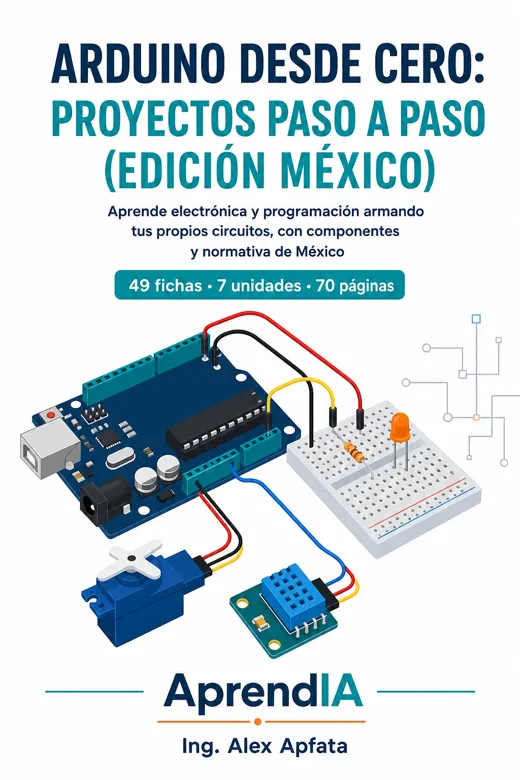 Portada de Arduino desde Cero: Proyectos Paso a Paso (Edición México)