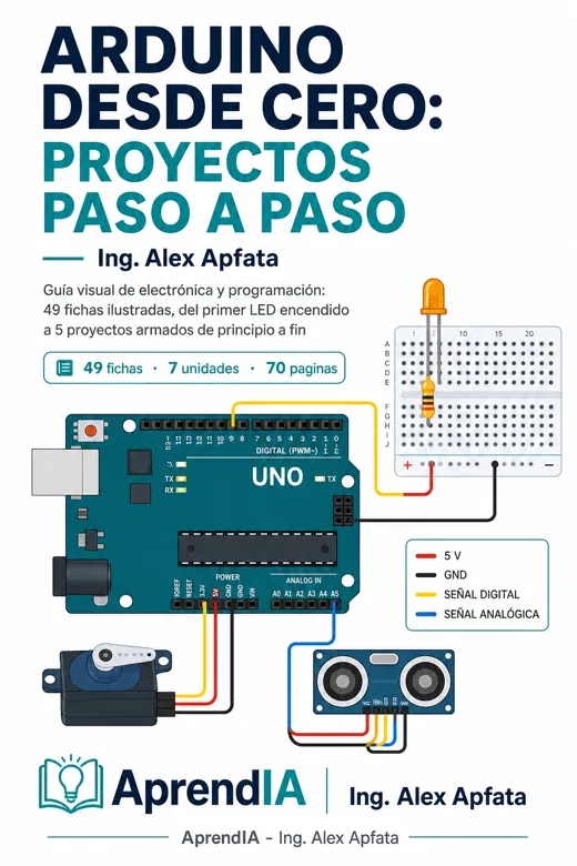 Portada de Arduino desde Cero: Proyectos Paso a Paso