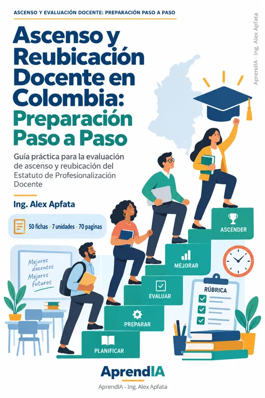 Portada de Ascenso y Reubicación Docente en Colombia: Preparación Paso a Paso