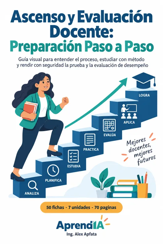 Portada: Ascenso y Evaluación Docente: Preparación Paso a Paso