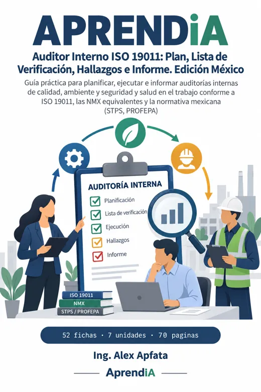 Portada: Auditor Interno ISO 19011: Plan, Lista de Verificación, Hallazgos e Informe. Edición México