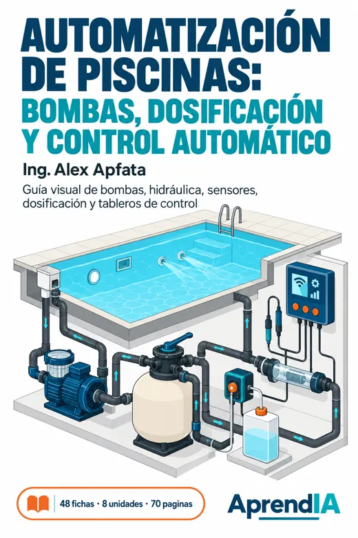 Portada de Automatización de Piscinas: bombas, dosificación y control automático