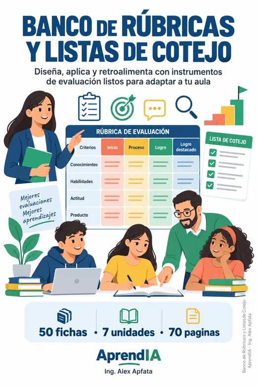 Portada: Banco de Rúbricas y Listas de Cotejo