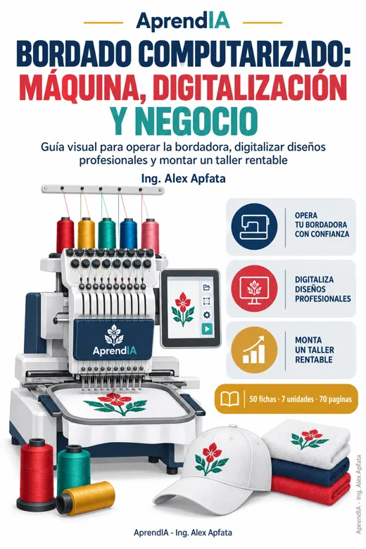 Portada: Bordado Computarizado: Máquina, Digitalización y Negocio