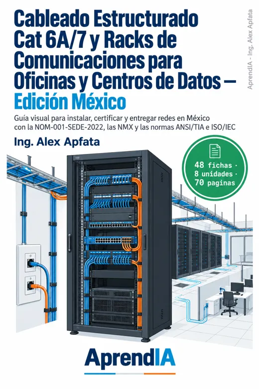 Portada: Cableado Estructurado Cat 6A/7 y Racks de Comunicaciones para Oficinas y Centros de Datos — Edición México