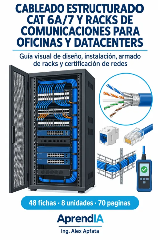 Portada: Cableado Estructurado Cat 6A/7 y Racks de Comunicaciones para Oficinas y Datacenters