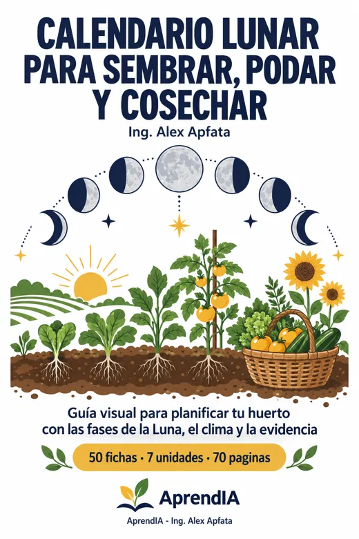 Portada: Calendario Lunar para Sembrar, Podar y Cosechar
