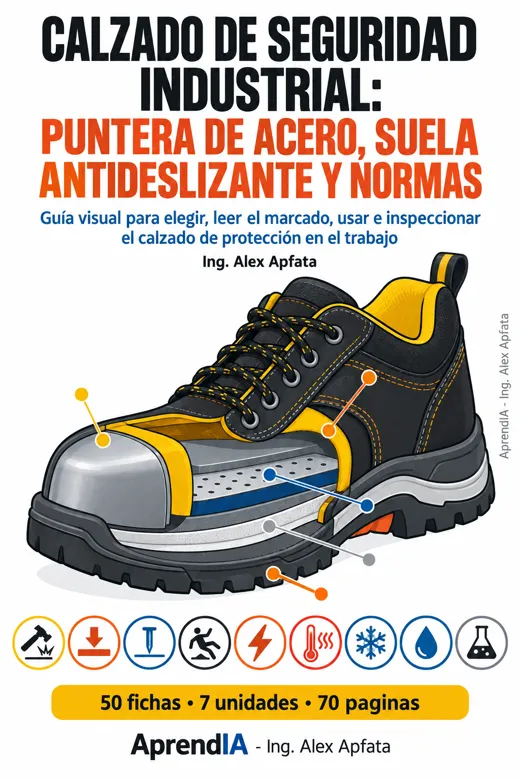 Portada: Calzado de Seguridad Industrial: Puntera de Acero, Suela Antideslizante y Normas