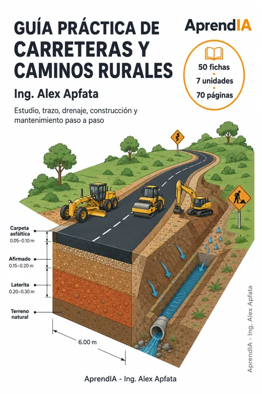Portada: Guía Práctica de Carreteras y Caminos Rurales