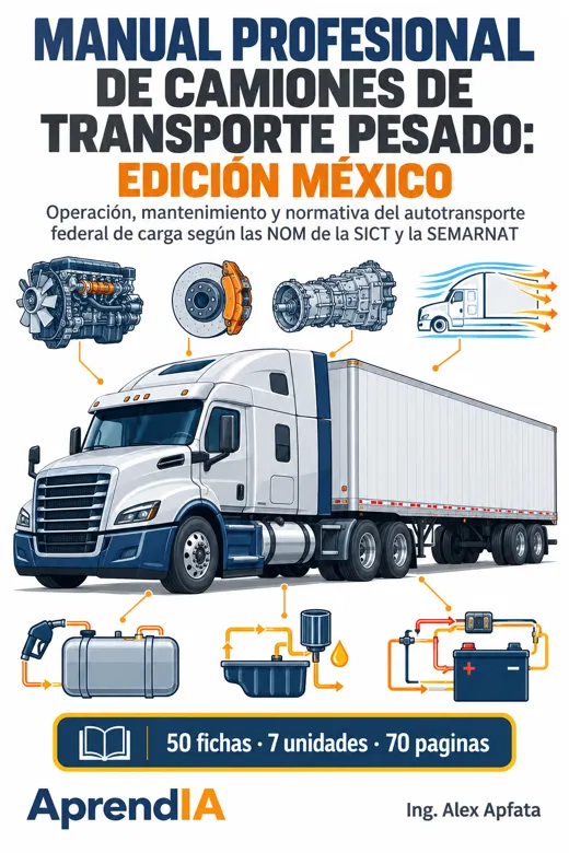 Portada de Manual Profesional de Camiones de Transporte Pesado: Edición México