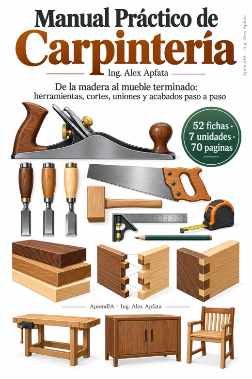 Portada: Manual Práctico de Carpintería