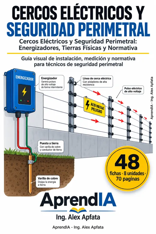 Portada: Cercos Eléctricos y Seguridad Perimetral: Energizadores, Tierras Físicas y Normativa