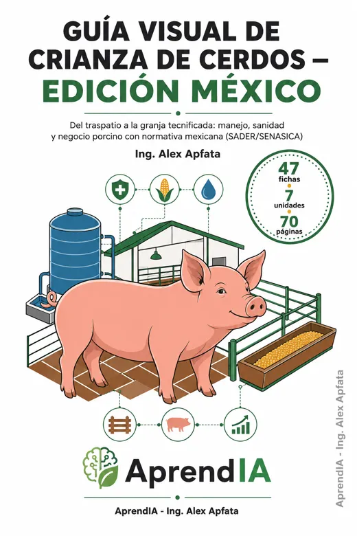 Portada de Guía Visual de Crianza de Cerdos — Edición México