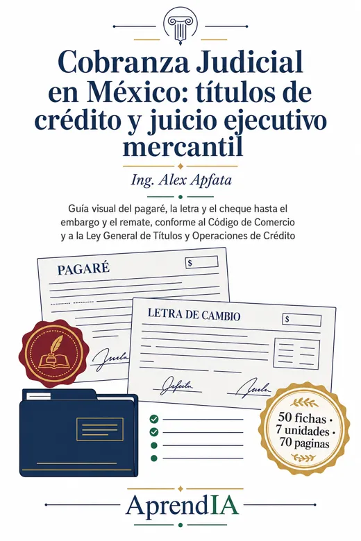 Portada de Cobranza Judicial en México: títulos de crédito y juicio ejecutivo mercantil