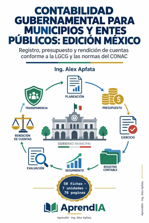 Portada de Contabilidad Gubernamental para Municipios y Entes Públicos: Edición México