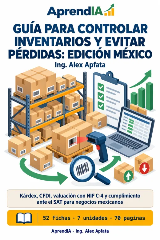 Portada de Guía para Controlar Inventarios y Evitar Pérdidas: Edición México