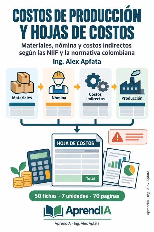 Portada: Costos de Producción y Hojas de Costos