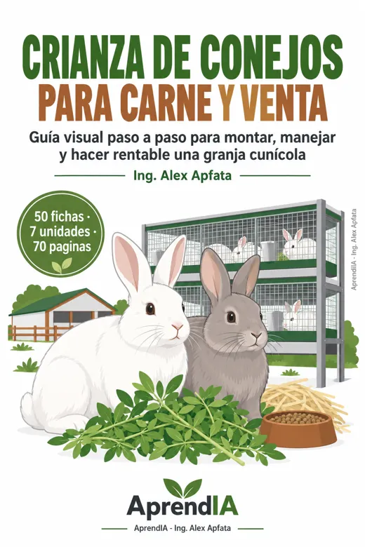 Portada: Crianza de Conejos para Carne y Venta