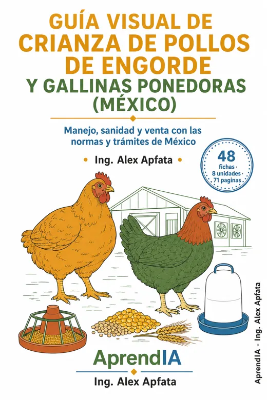 Portada de Guía Visual de Crianza de Pollos de Engorde y Gallinas Ponedoras (México)