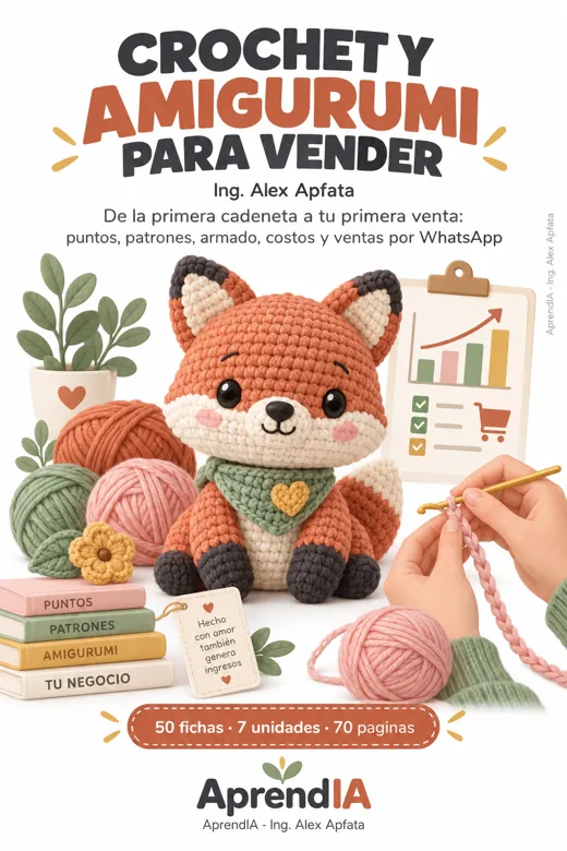 Portada: Crochet y Amigurumi para Vender