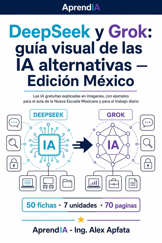 Portada de DeepSeek y Grok: guía visual de las IA alternativas — Edición México