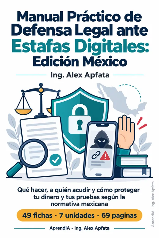 Portada de Manual Práctico de Defensa Legal ante Estafas Digitales: Edición México