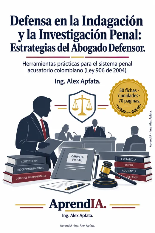 Portada de Defensa en la Indagación y la Investigación Penal: Estrategias del Abogado Defensor
