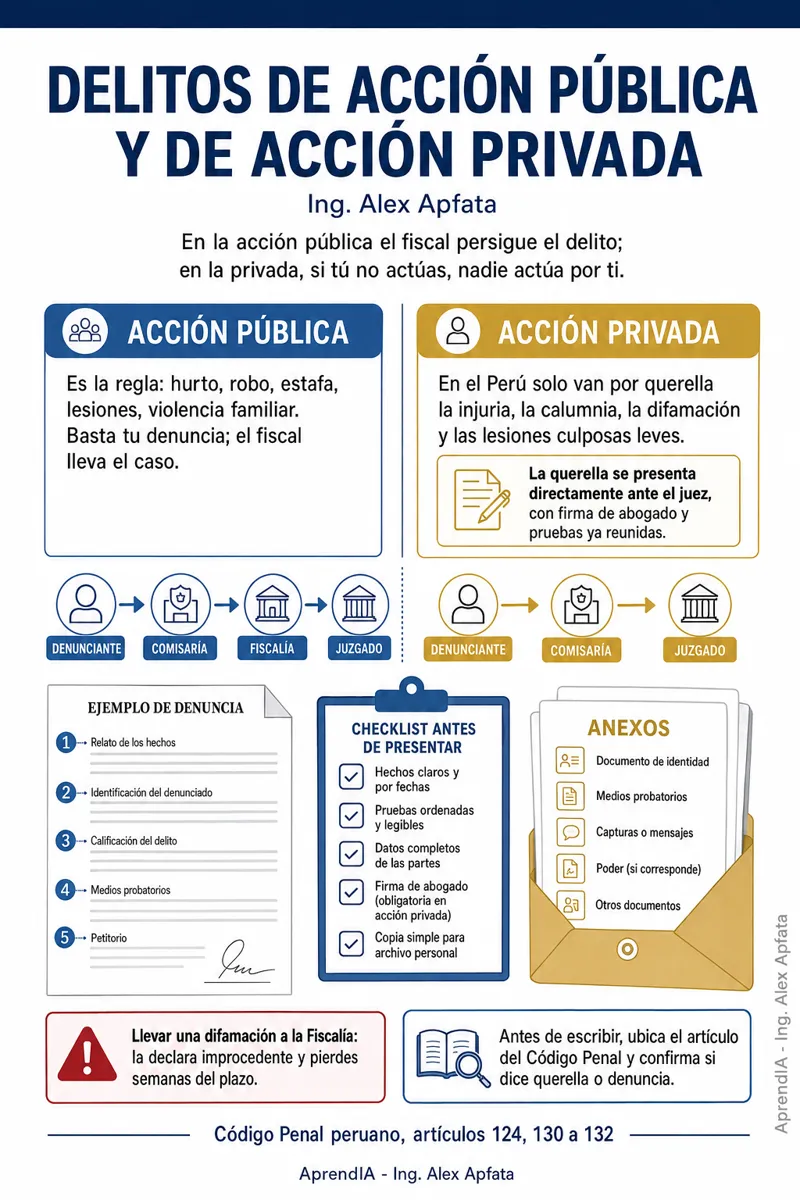 Página real 2 de Denuncia Penal: cómo redactarla y qué adjuntar
