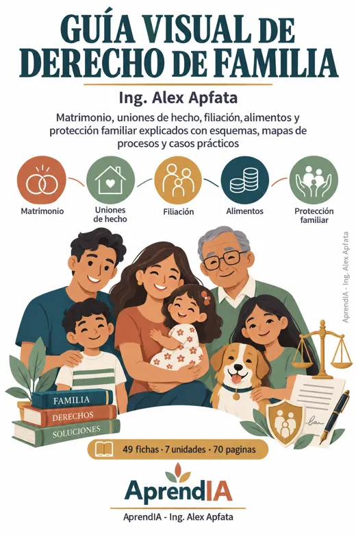 Portada: Guía Visual de Derecho de Familia