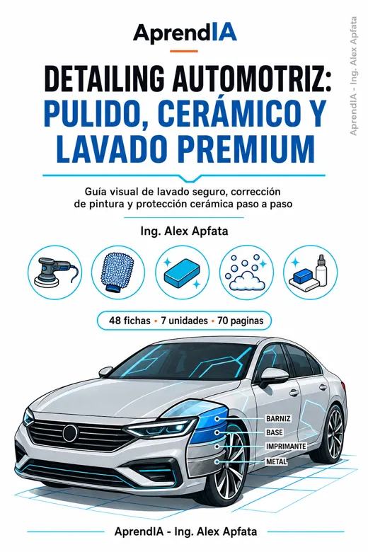 Portada de Detailing Automotriz: pulido, cerámico y lavado premium