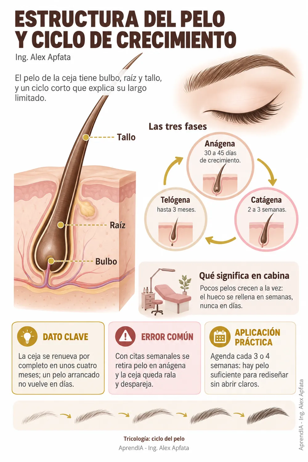 Página real 1 de Diseño de Cejas y Visagismo: Depilación con Hilo, Cera, Henna y Laminado de Cejas
