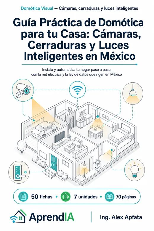 Portada de Guía Práctica de Domótica para tu Casa: Cámaras, Cerraduras y Luces Inteligentes en México