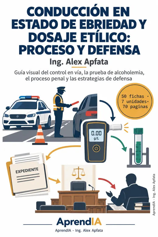 Portada: Conducción en Estado de Ebriedad y Dosaje Etílico: Proceso y Defensa