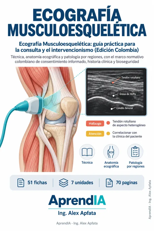 Portada: Ecografía Musculoesquelética: guía práctica para la consulta y el intervencionismo (Edición Colombia)