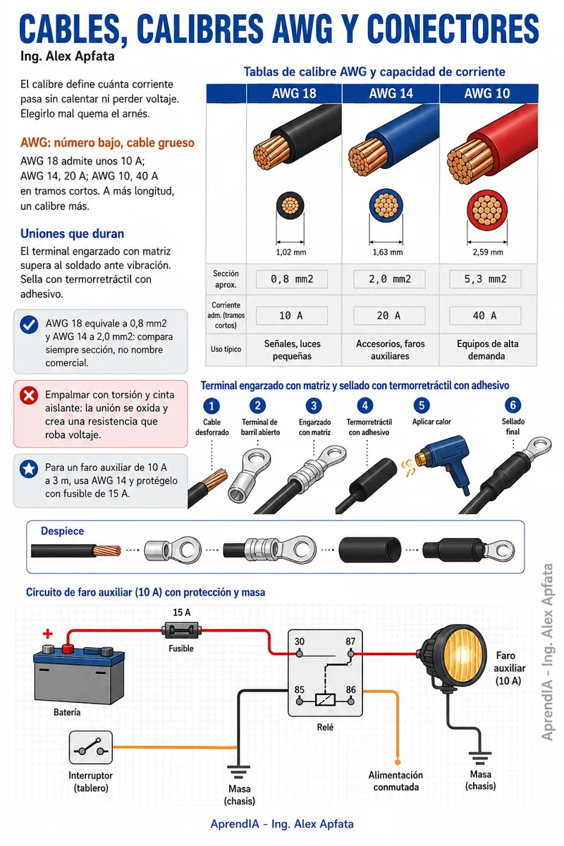 Página real 2 de Guía Práctica de Electricidad Automotriz: Alternador, Arranque, Luces y Sensores