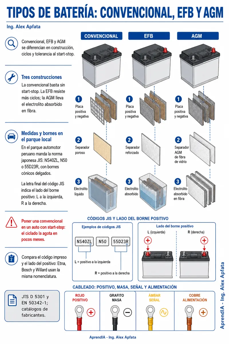 Página real 3 de Guía Práctica de Electricidad Automotriz: Alternador, Arranque, Luces y Sensores