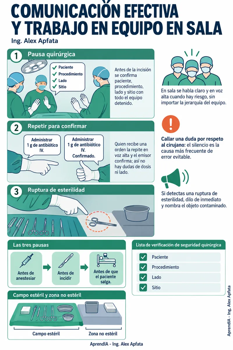 Página real 2 de Enfermería Quirúrgica e Instrumentación en México: mesa, tiempos y conteo