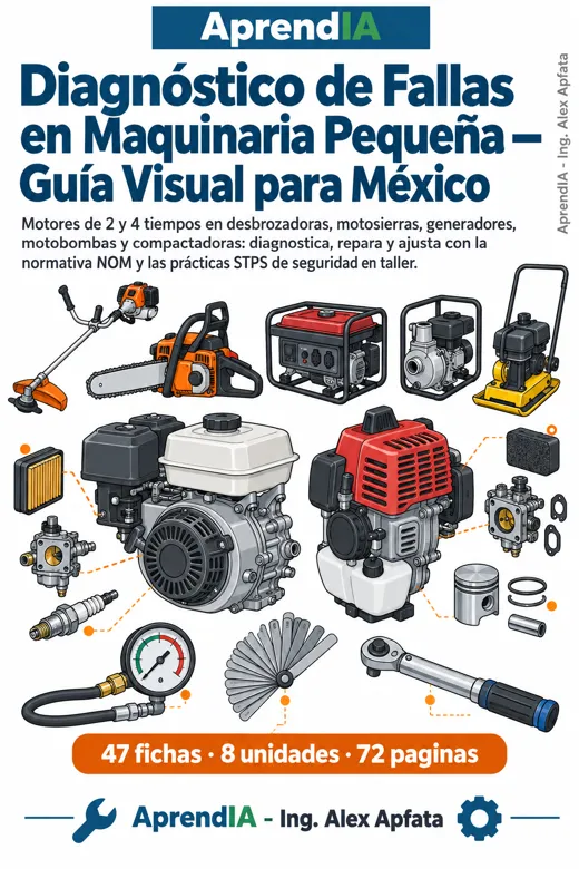 Portada: Diagnóstico de Fallas en Maquinaria Pequeña — Guía Visual para México