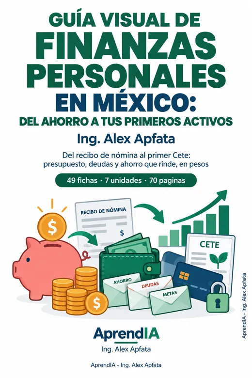 Portada: Guía Visual de Finanzas Personales en México: del Ahorro a tus Primeros Activos