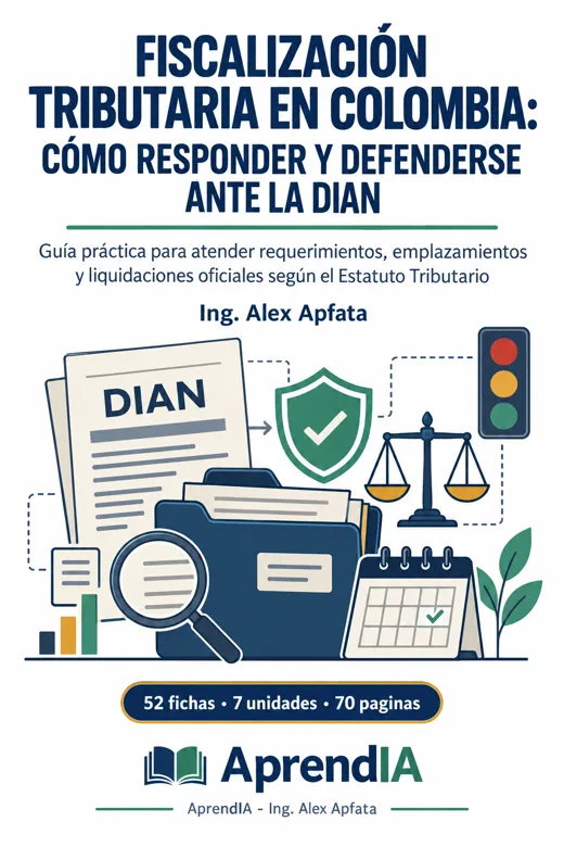 Portada: Fiscalización Tributaria en Colombia: Cómo Responder y Defenderse ante la DIAN