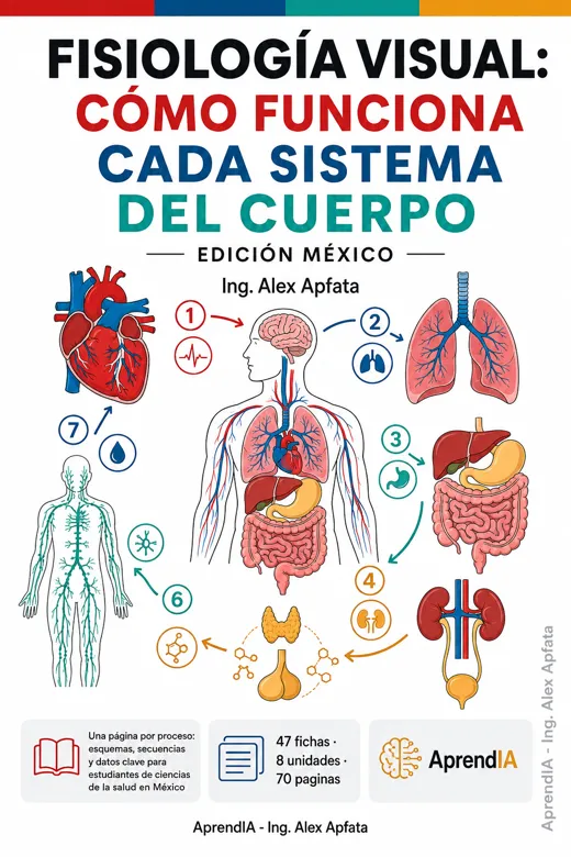 Portada de Fisiología Visual: cómo funciona cada sistema del cuerpo — Edición México