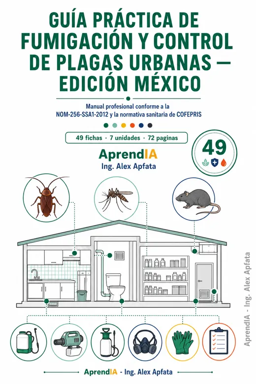 Portada: Guía Práctica de Fumigación y Control de Plagas Urbanas — Edición México